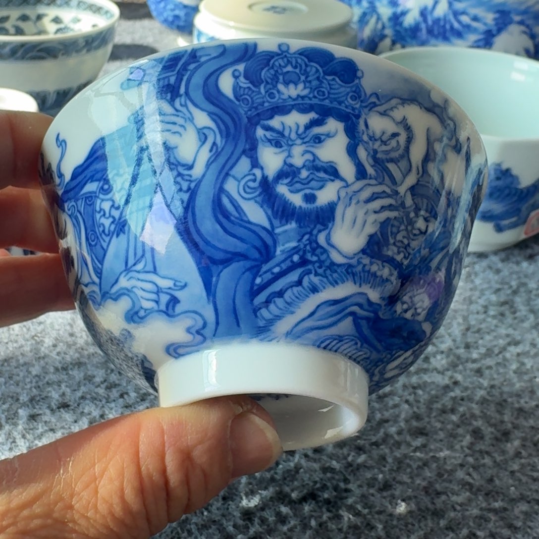 “***”现代景德镇陶瓷手绘茶具