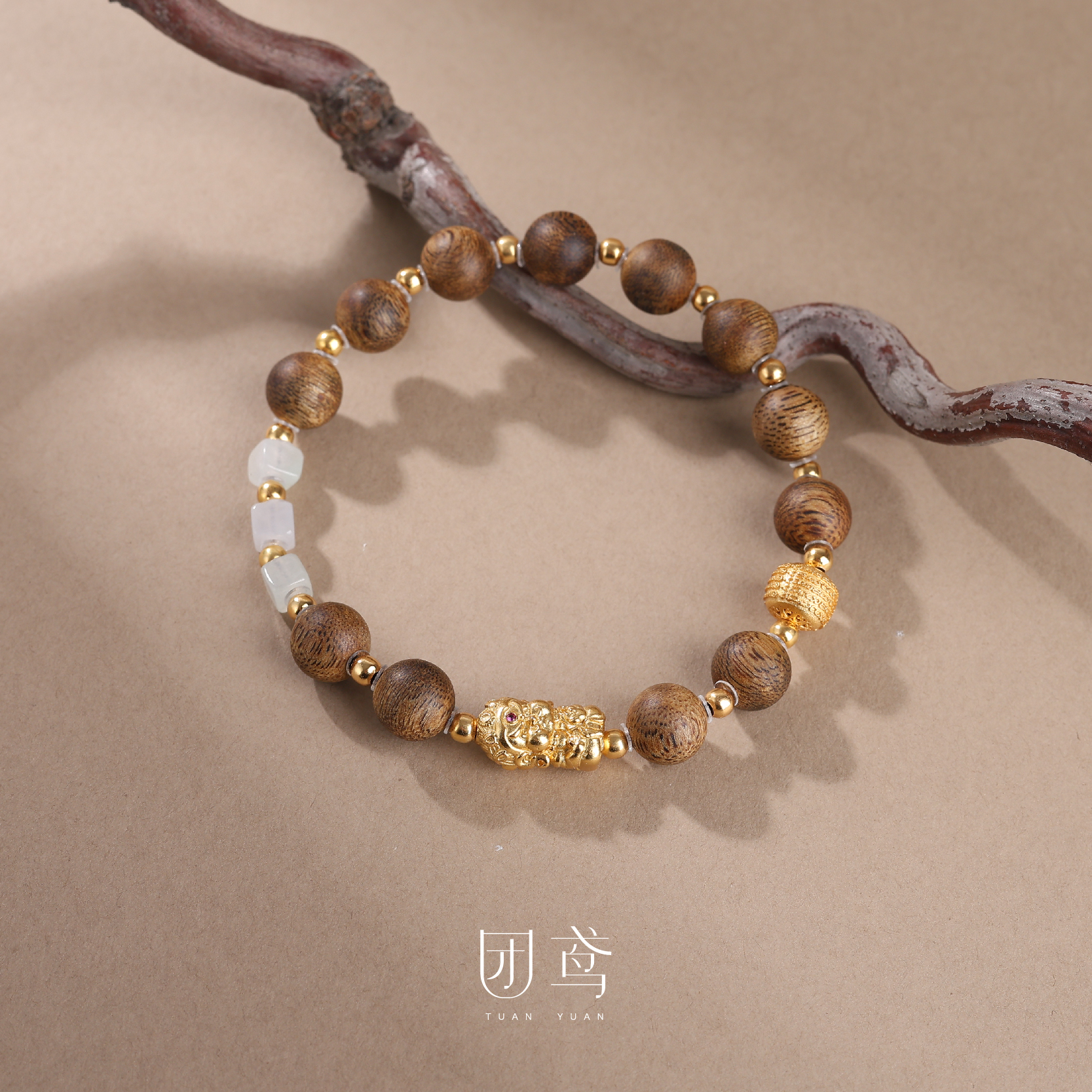 沉香【富弥】0.8+沉香 莺歌绿奇楠 方翡黄财财 手串【团鸢】