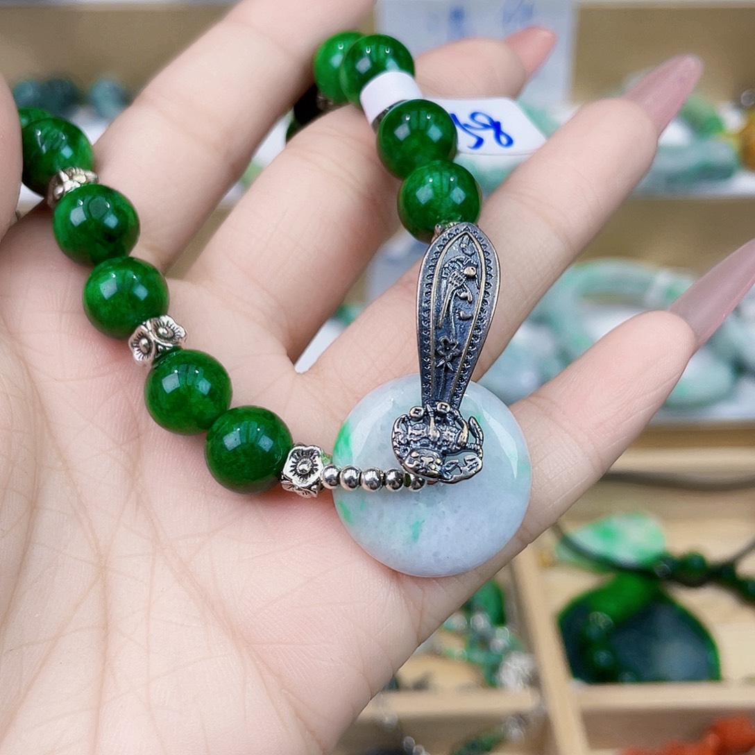 翡翠未镶嵌手链手链