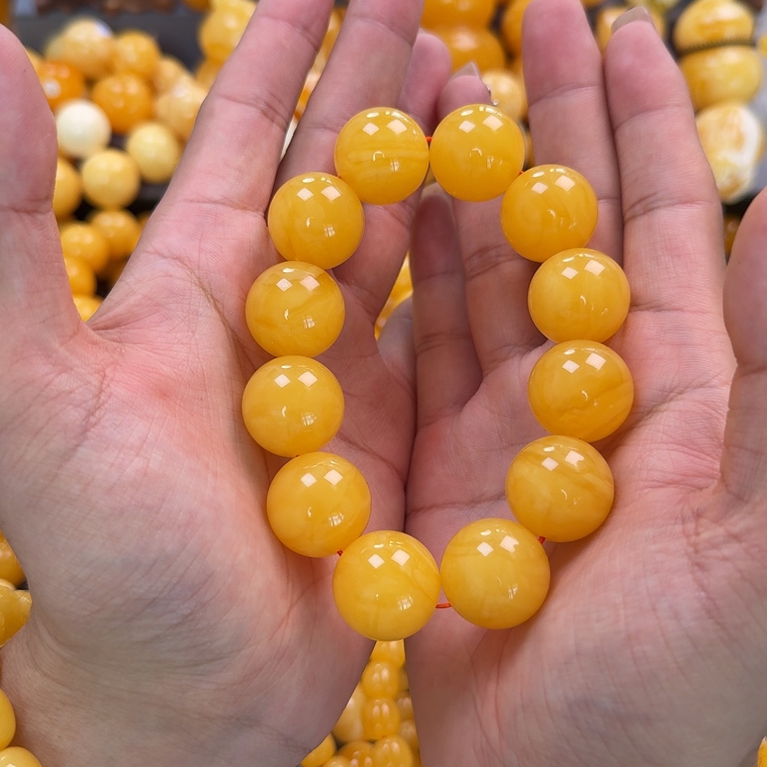 蜜蜡未镶嵌珠宝奇石同料20mm