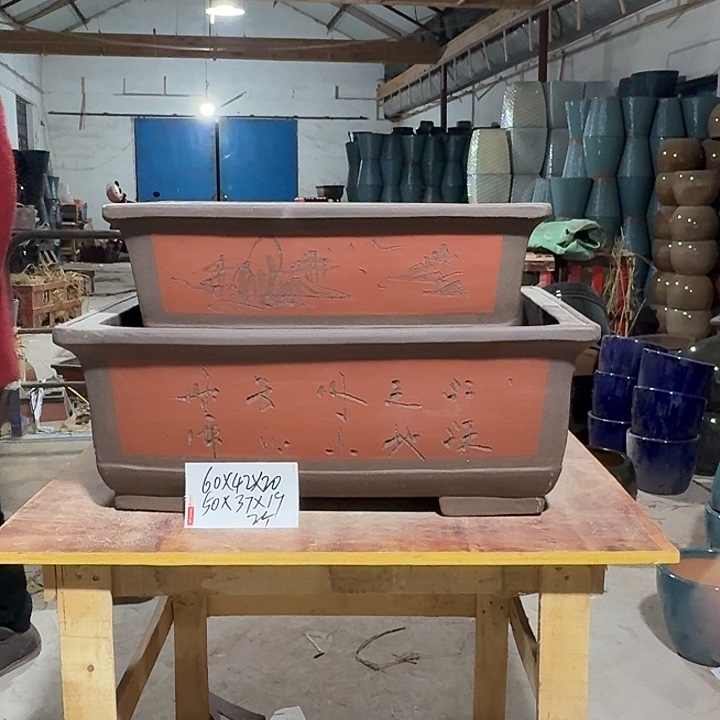 紫砂花盆紫砂花盆