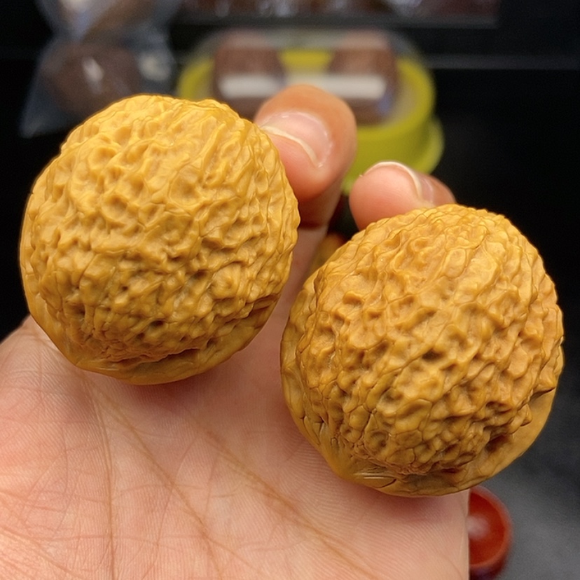 【闪购商品】把件文玩核桃40尺密纹狮子头51克