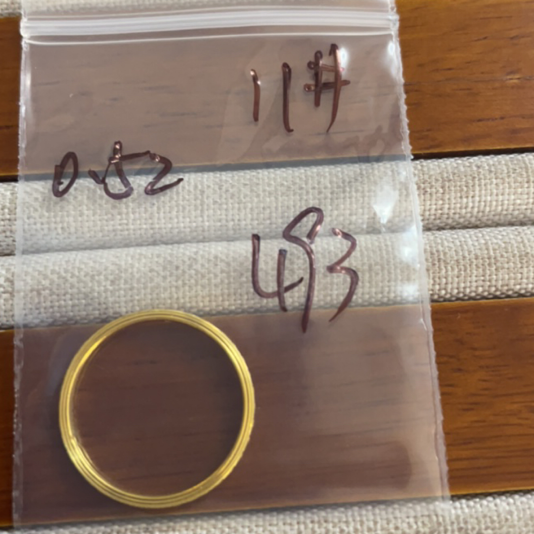 克重0.52 11号 碎冰冰戒指 足金999