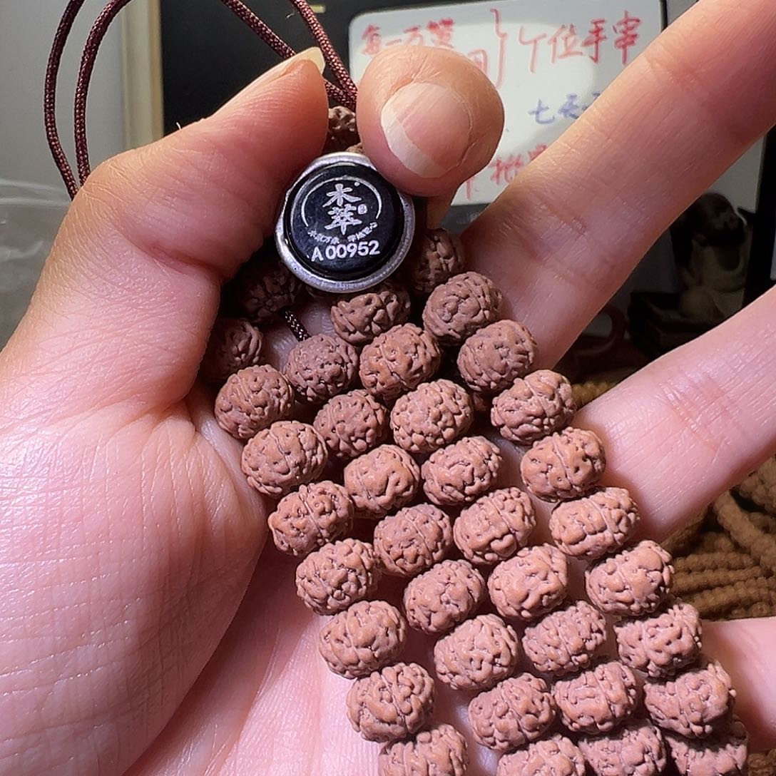 丰***）金刚菩提手串刹车片爆肉树王9MM108长串