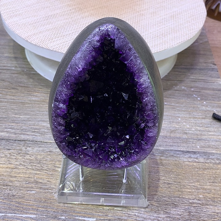 银S925镶嵌大型摆件（非配饰）紫晶