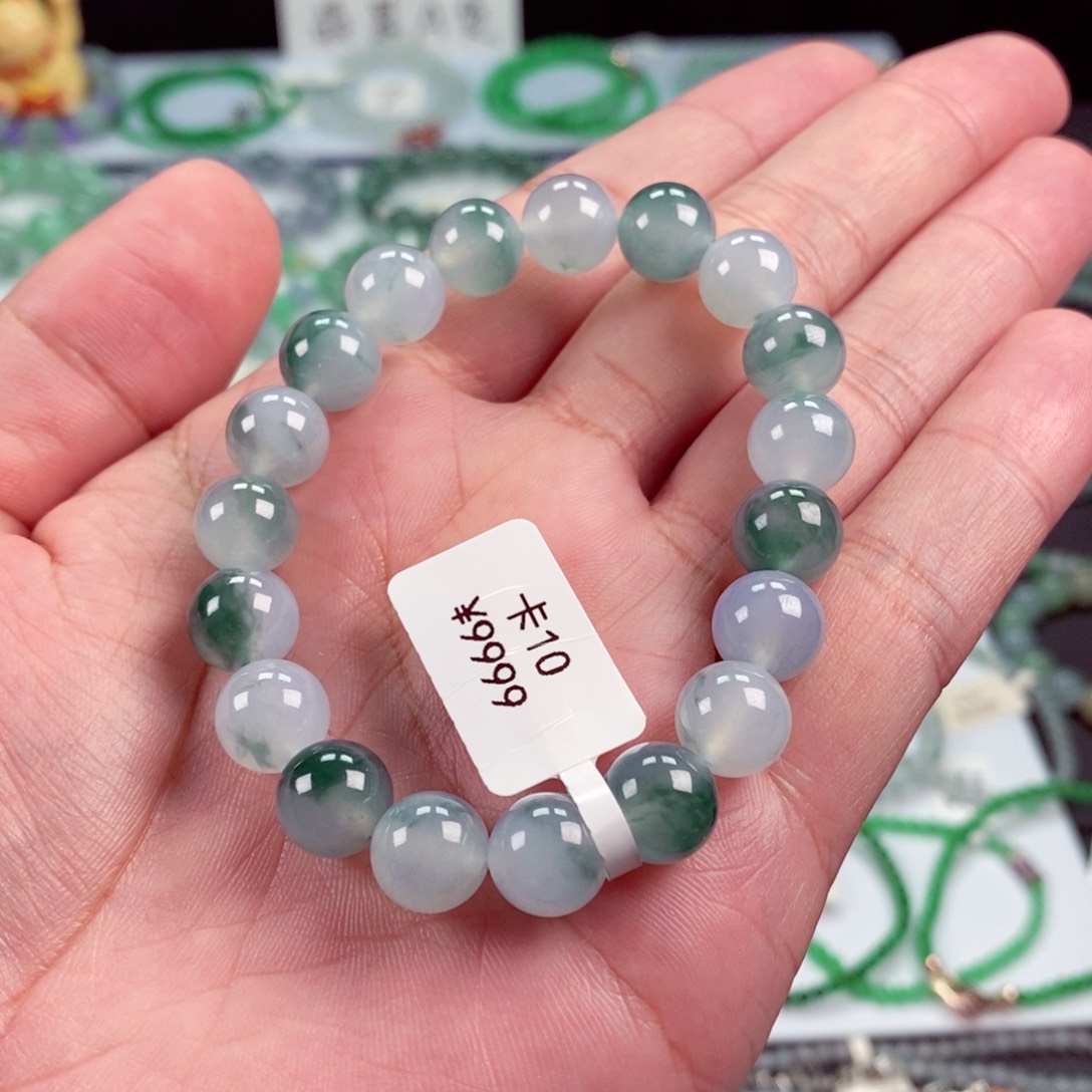 未镶嵌手链翡翠卡10