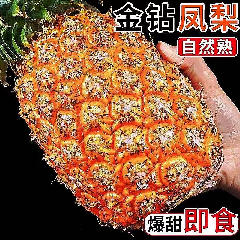 【海南直发】海南正宗金钻17号凤梨产地直发老人小孩孕妇