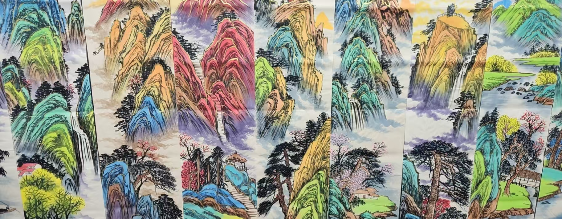 【优斯特】精品十二条屏装饰画通用链接