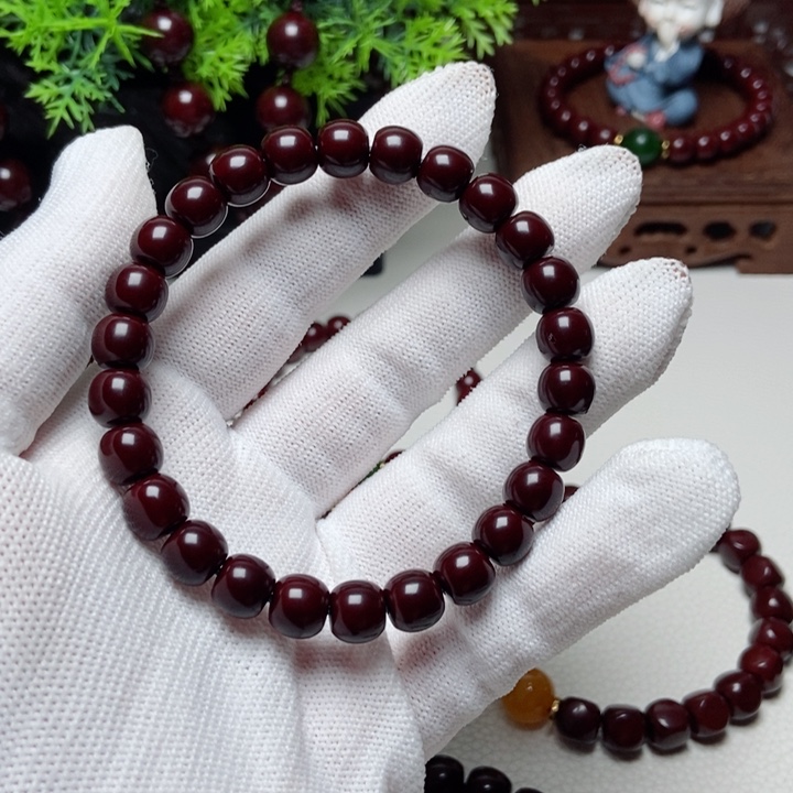 核桃手串/手链?***阔猴头玉华串