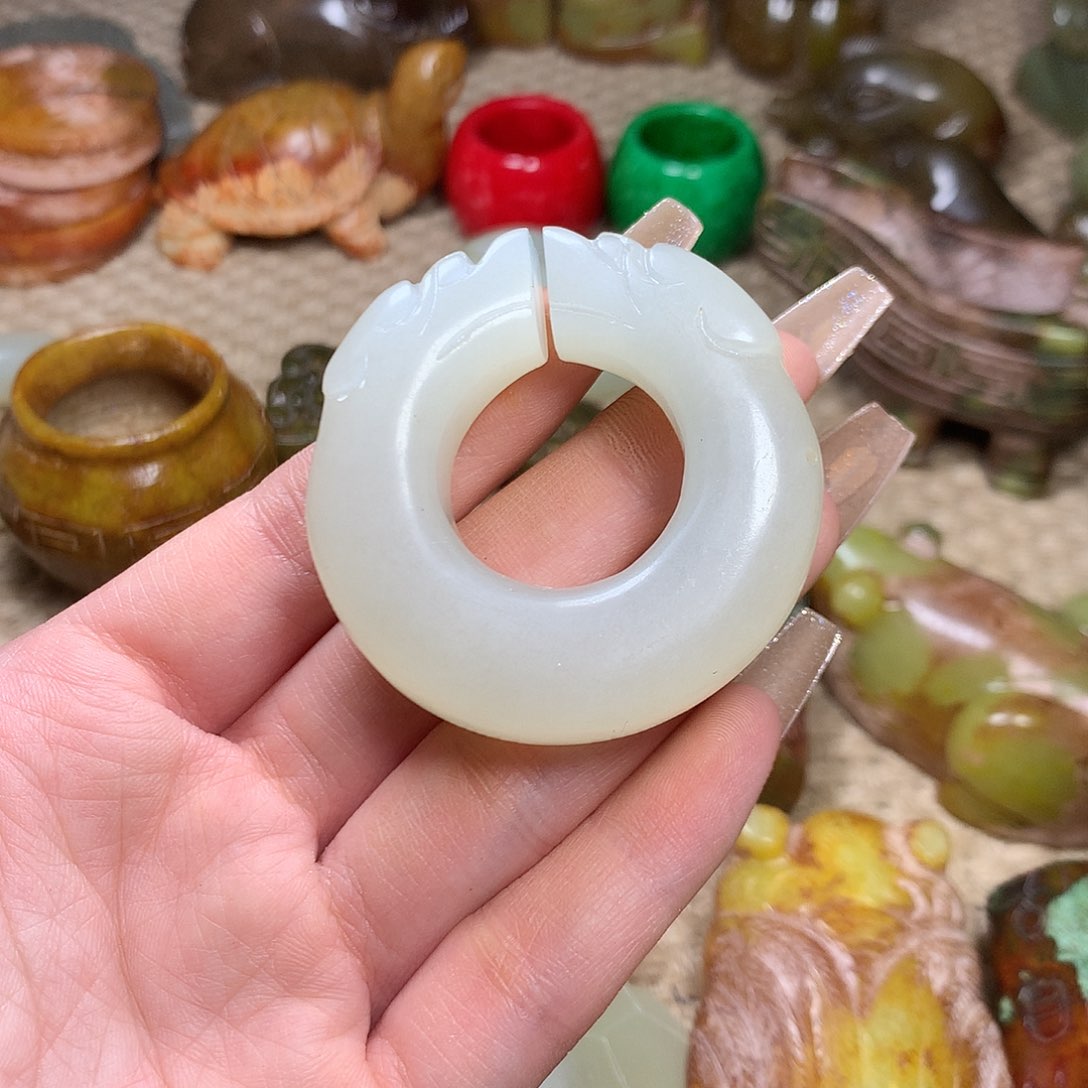 白玉菩提吊坠挂件