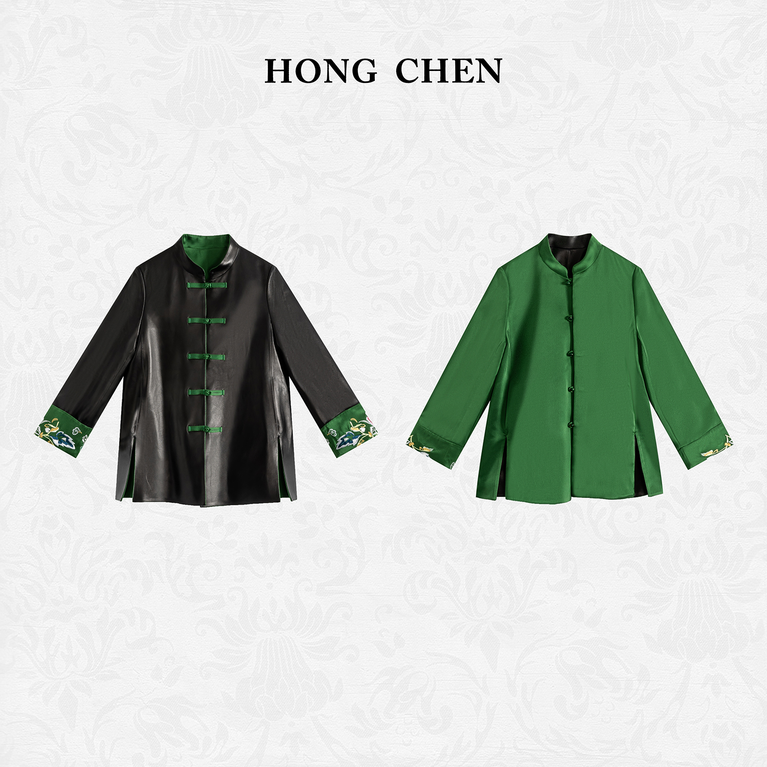 【虹辰·进口羊皮衣】高端气质双面穿高级感时尚优雅百搭休闲-HC1661