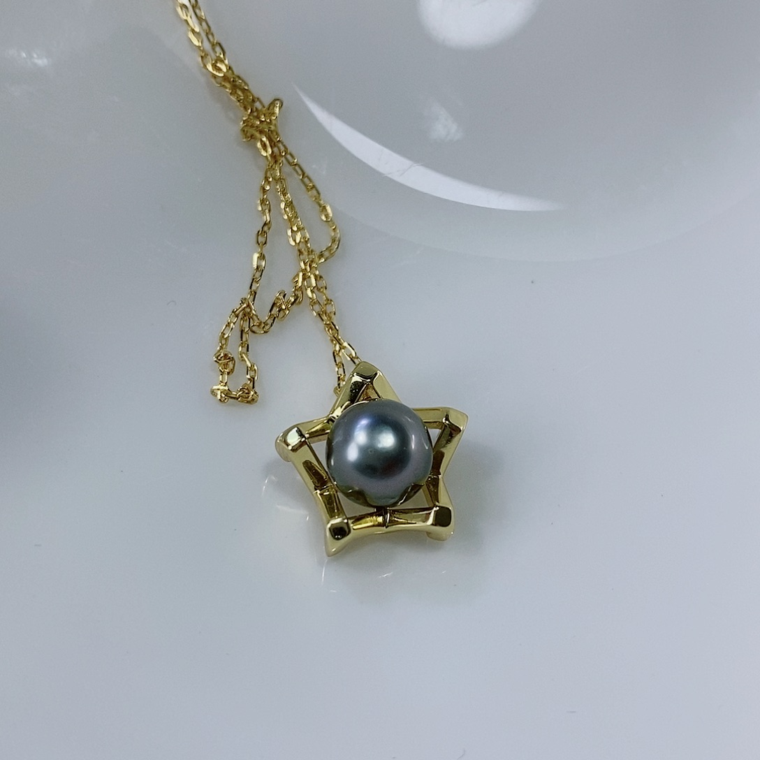 海水珍珠颈饰银S925镶嵌