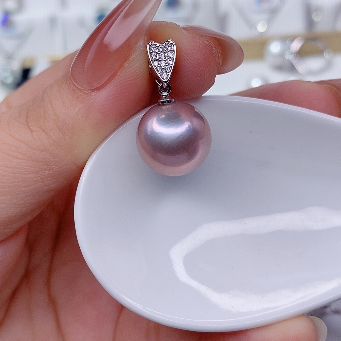 未镶嵌淡水珍珠吊坠(赠链)13➕