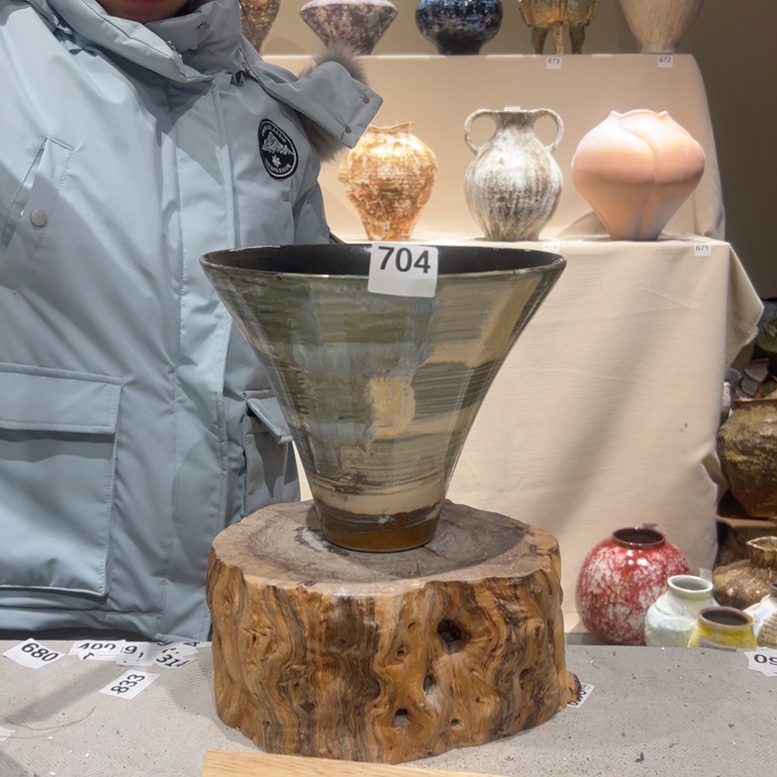 景德镇高温陶瓷花瓶摆件704花瓶摆件