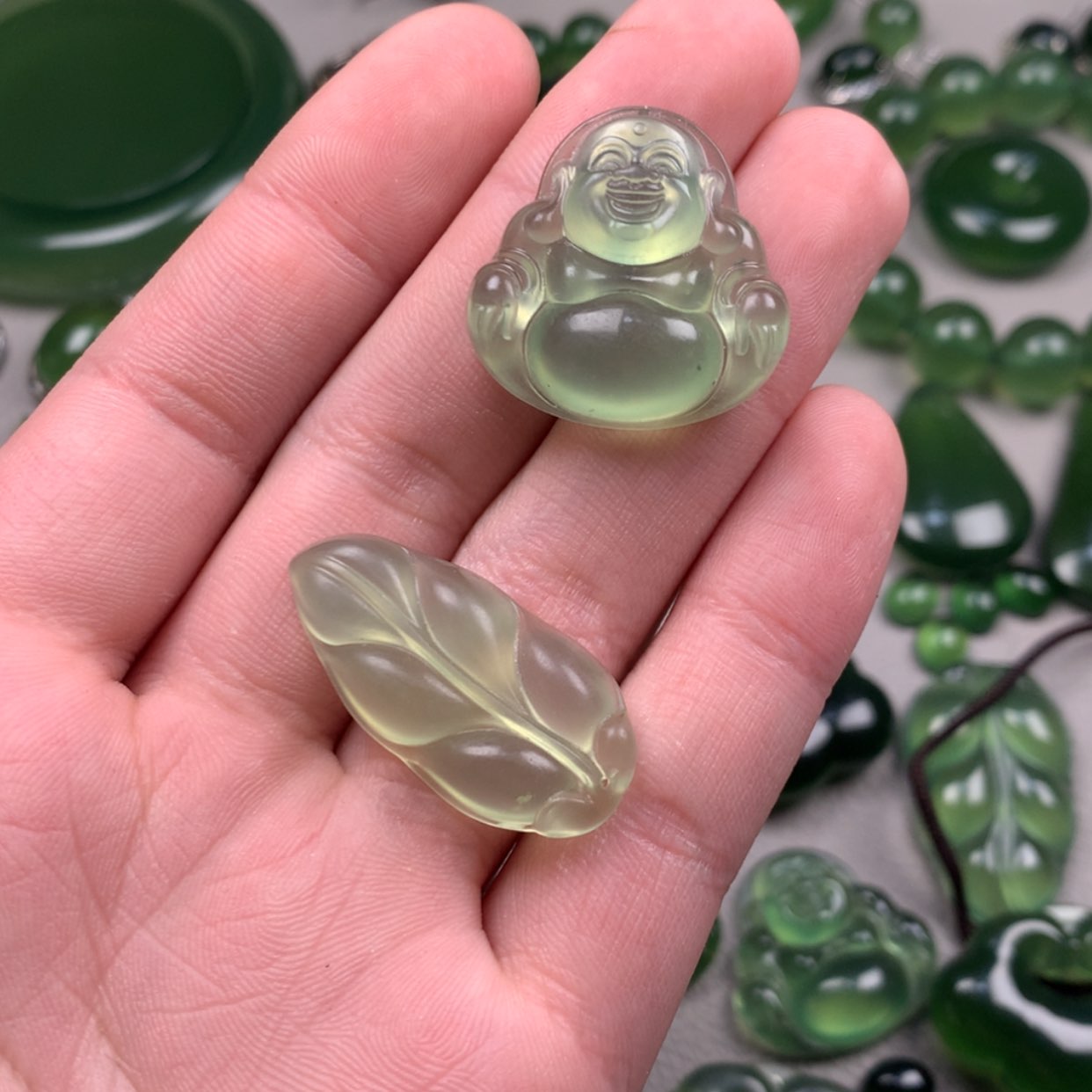 【闪购商品】蛇纹石玉岫玉未镶嵌