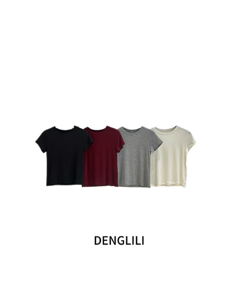 里里SHOWROMM小圆领短袖休闲2092509