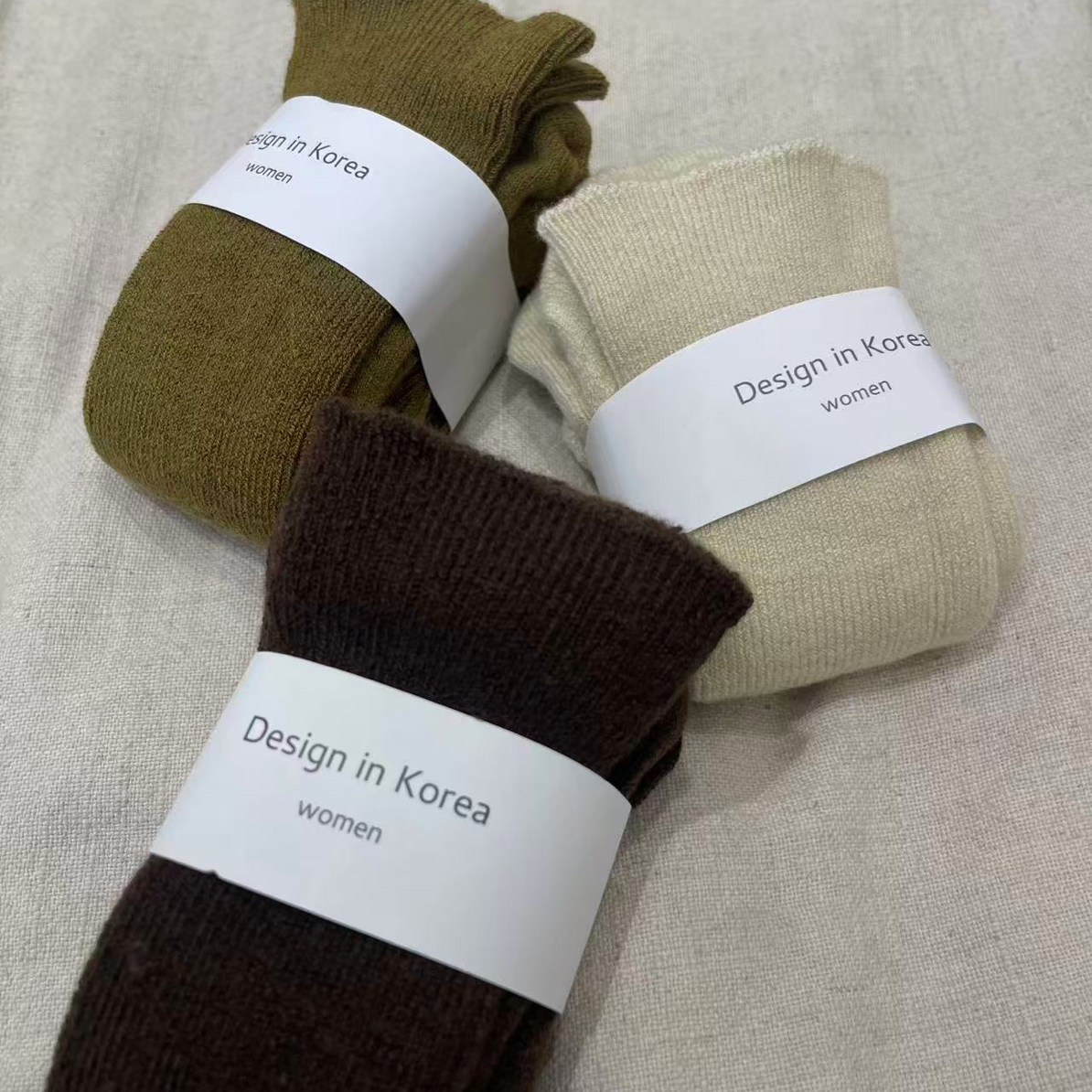 慧莹欧尼同款秋冬羊毛袜子