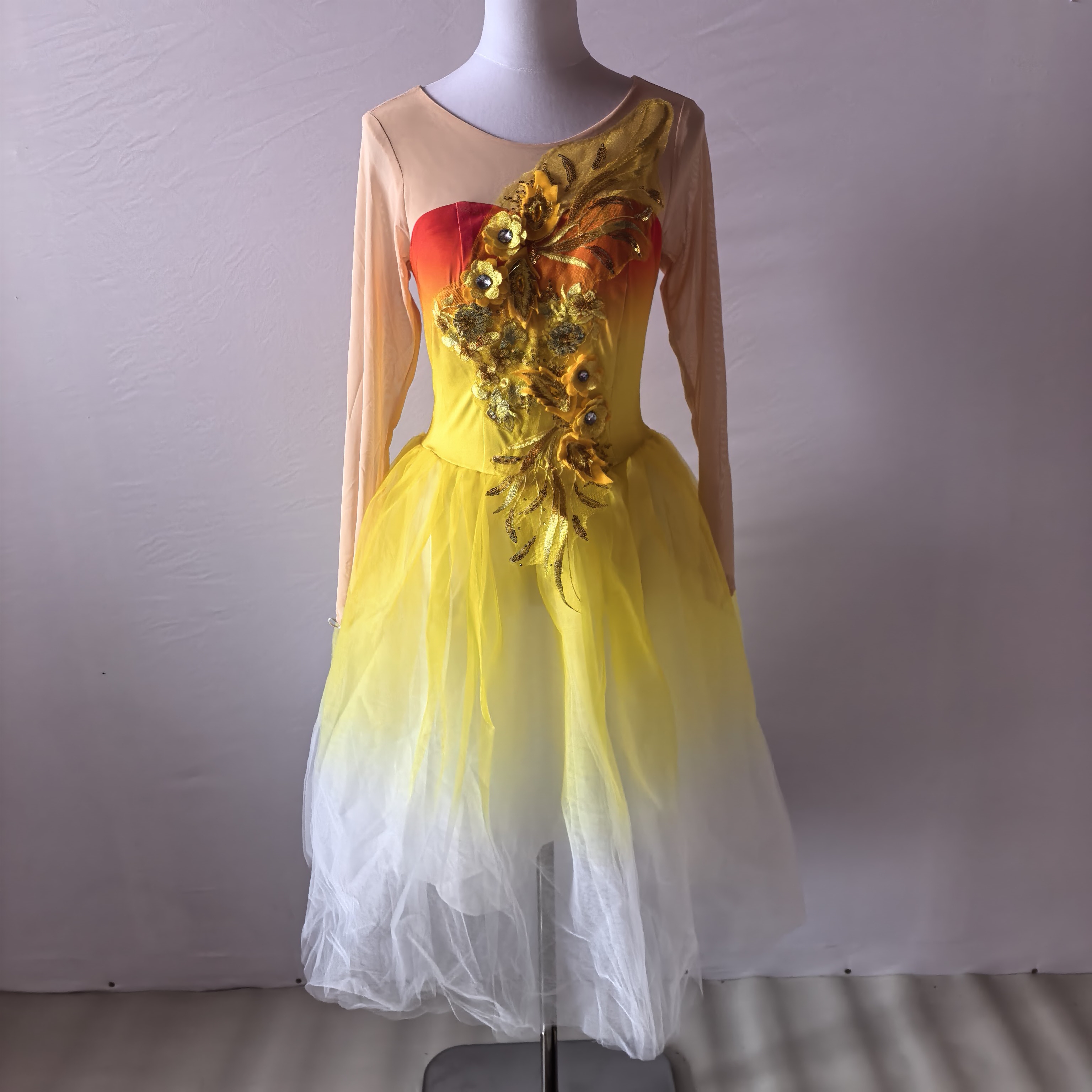 m码 舞蹈裙 裙长110㎝