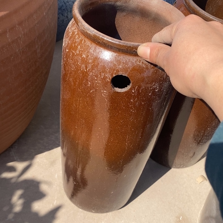 紫砂花盆0218瑕—— 112瑕