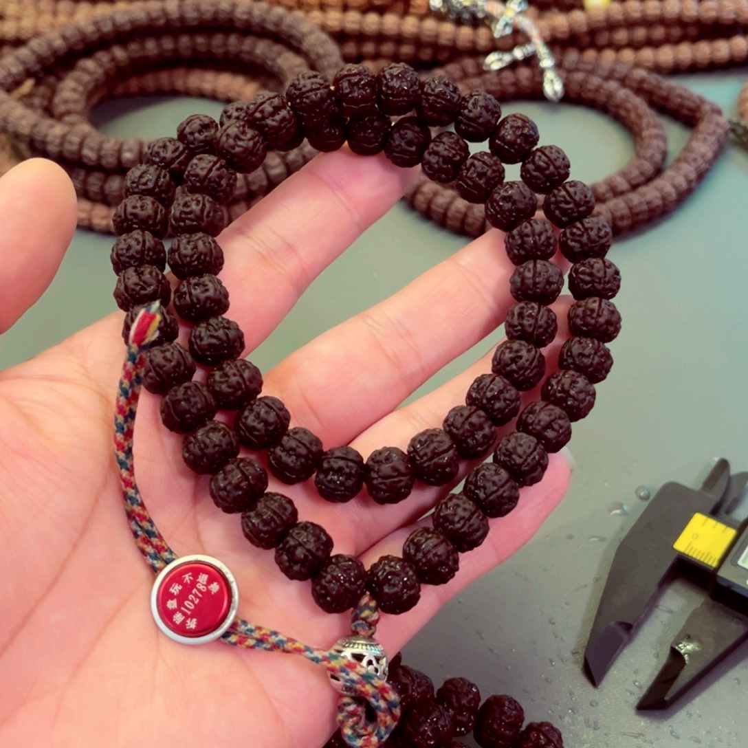 金刚菩提手串10.6双圈纯血老树王10278