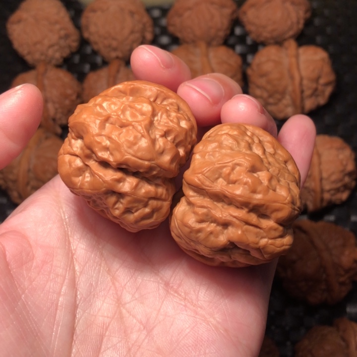 文玩核桃把件四开