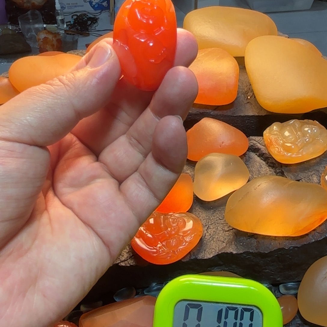 全***生石英岩玉未镶嵌挂件