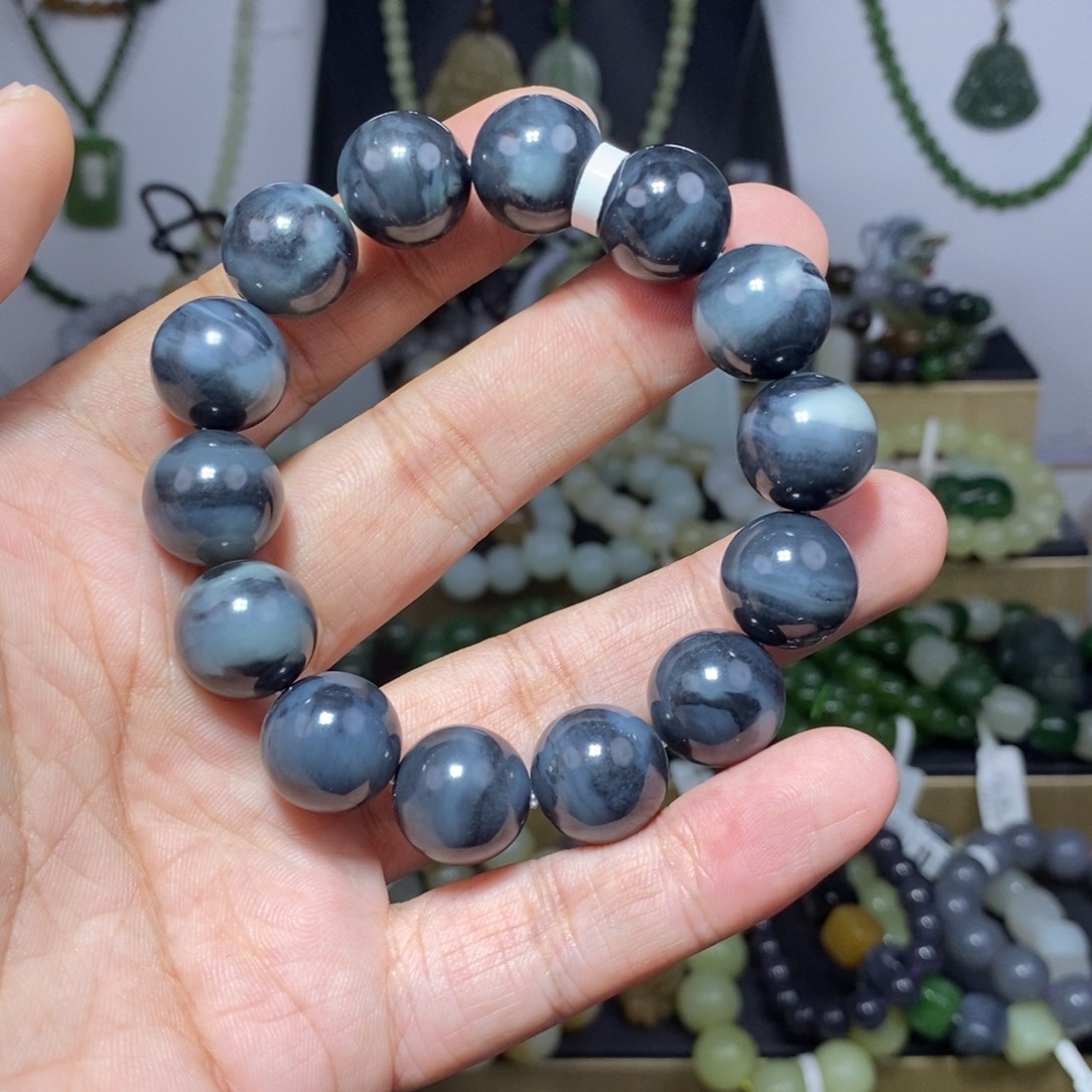 上***6和田玉未镶嵌手链