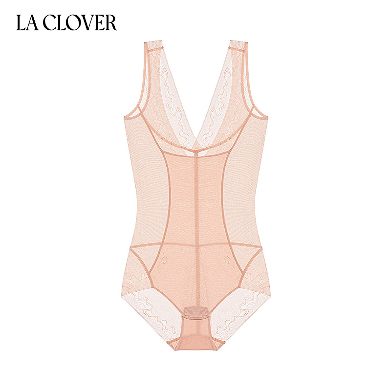LA CLOVER兰卡文美体衣流光女士轻塑紧身提臀连体美体衣LC36ZD1