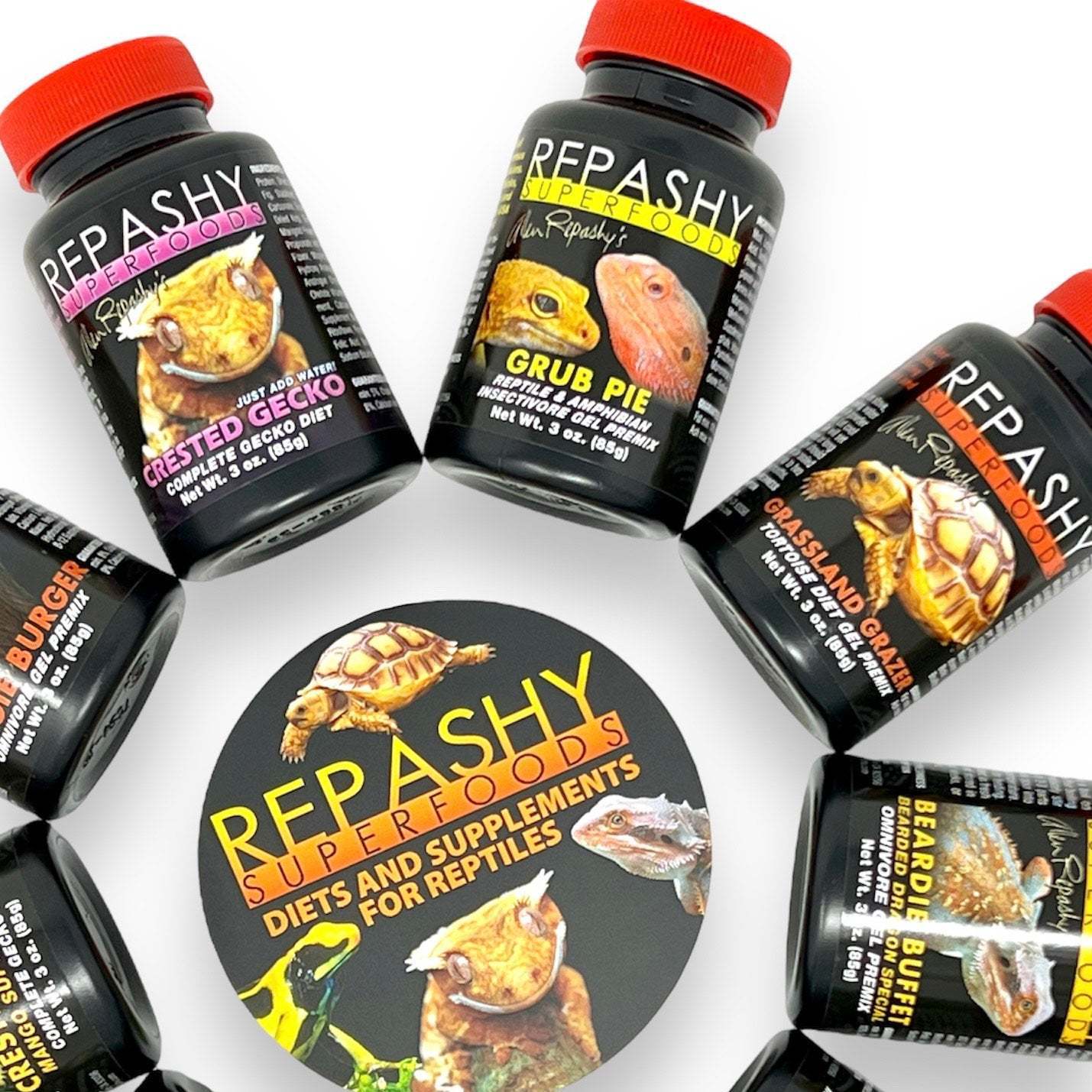 R牌果泥限量口味盘古Repashy(原装正品)R属睫角魔物盖巨人守宫