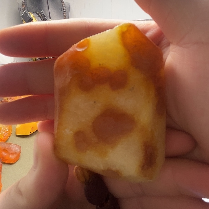 定制琥珀未镶嵌纯天然蜜蜡吊坠