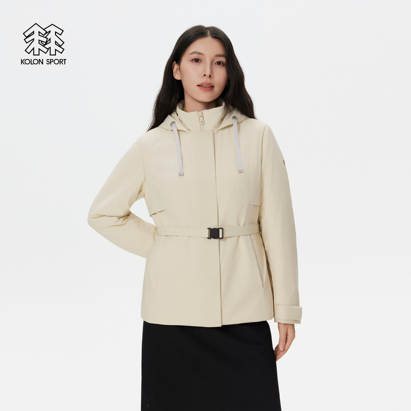 KOLON SPORT可隆保暖棉衣防泼水防风透湿PertexP棉女士棉服