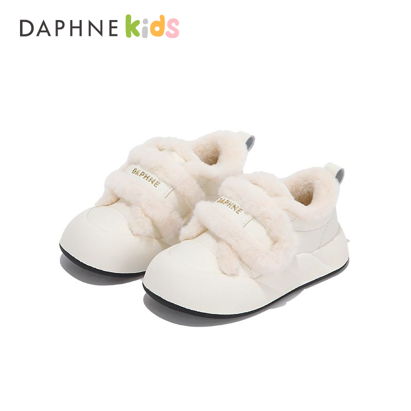Daphne达芙妮女童雪地靴2025冬季新款宝宝加厚保暖小公主儿童板鞋