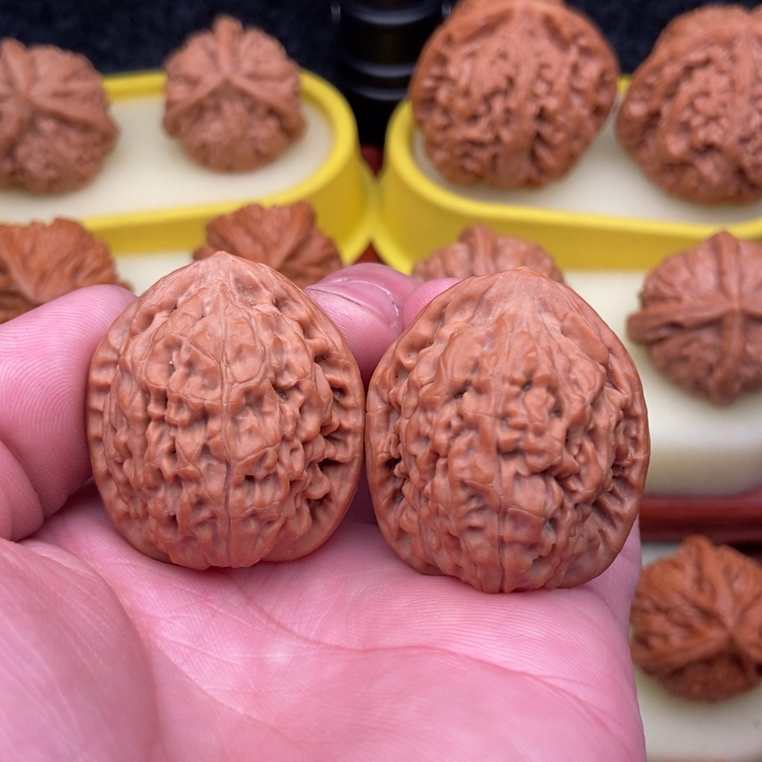 文玩核桃把件原树阿莲34 