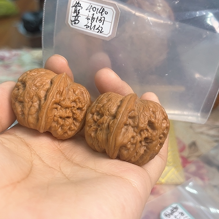 文玩核桃把件平谷元宝