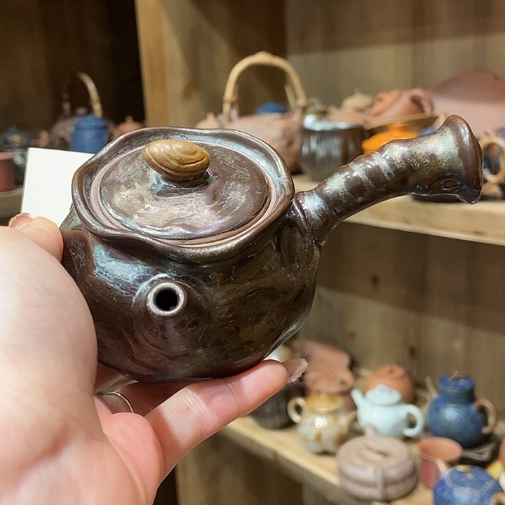 柴烧老岩泥高端茶器