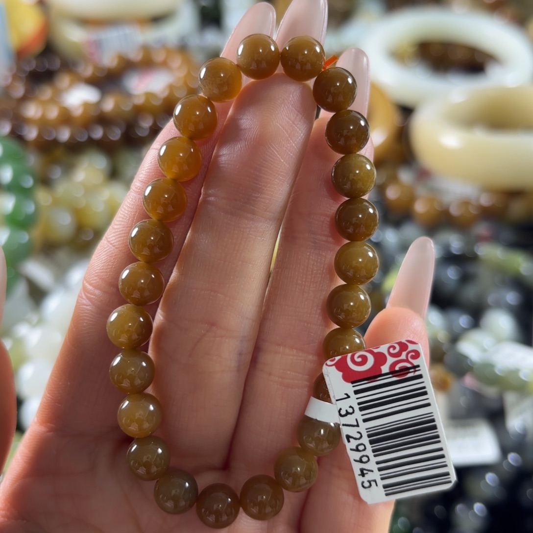 和田玉未镶嵌手串142