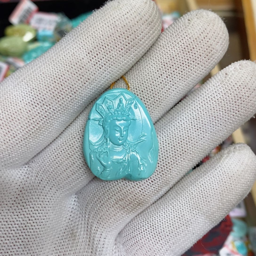 绿松石珠宝奇石未镶嵌