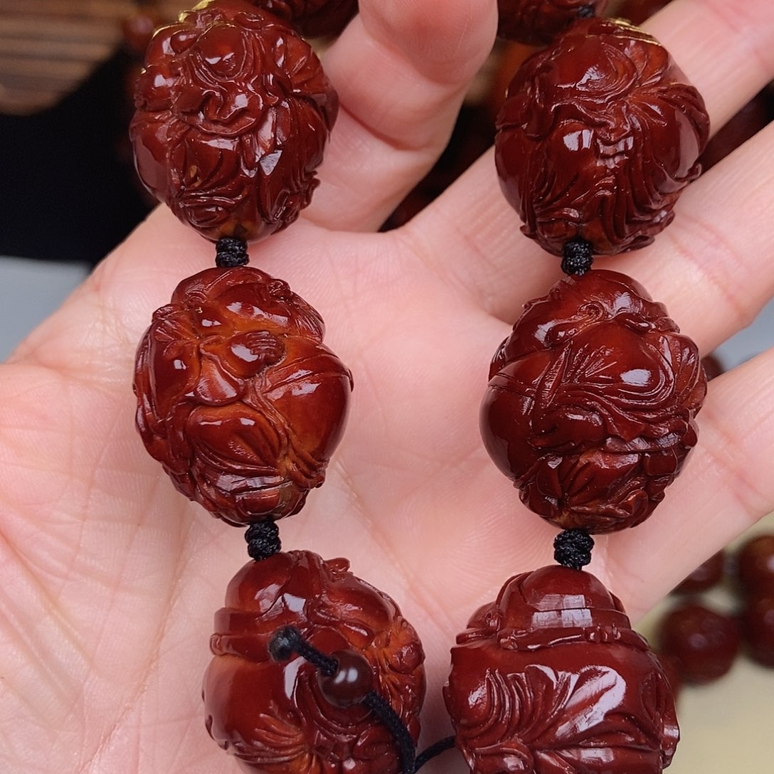 橄榄核吊坠用****9八宝财神