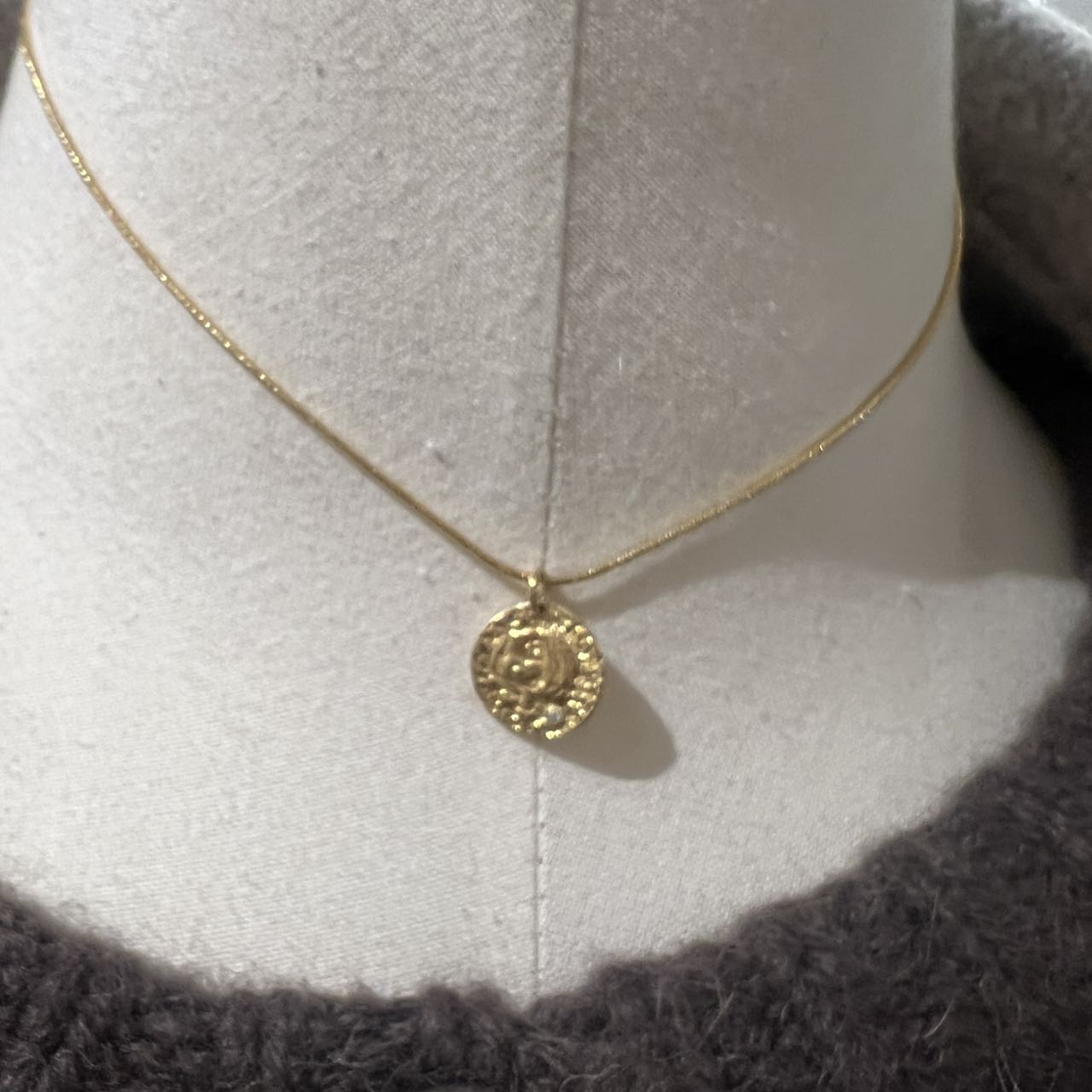 吊坠925银 1221 韩国直播代购925银小狗图案吊牌款项链饰品 