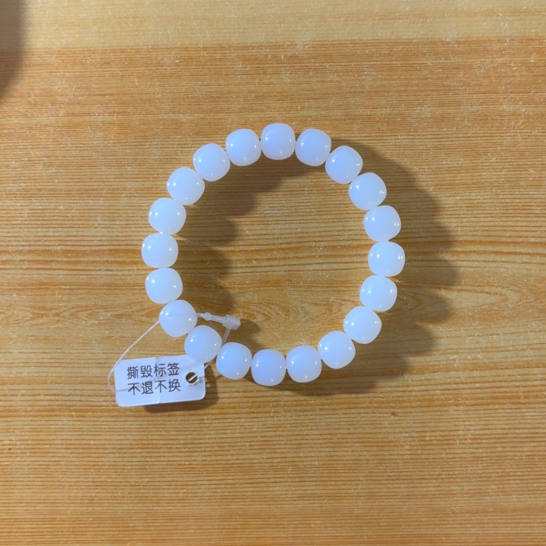 和田玉手串未镶嵌摆**人