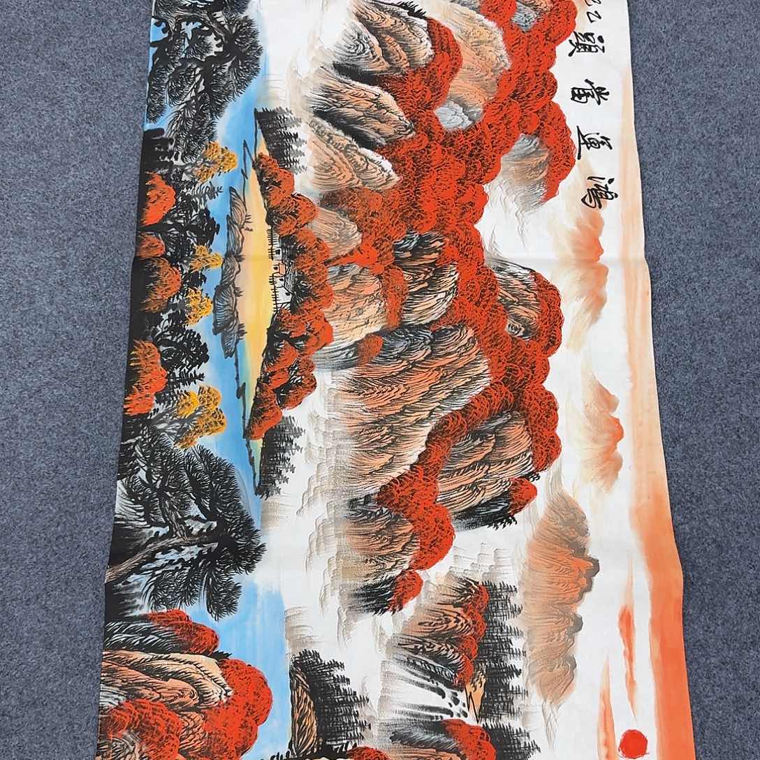 国画国画作品宣纸纯手绘