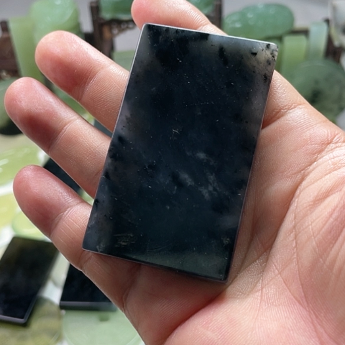 【闪购商品】未镶嵌岫玉挂件普****加