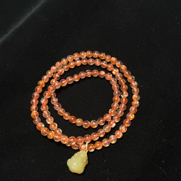 18k金日光石手串/8275