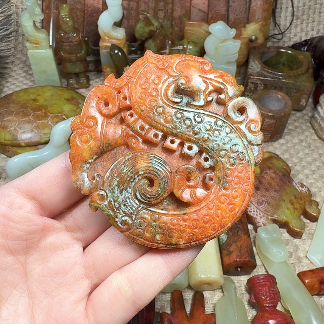 白玉菩提吊坠挂件