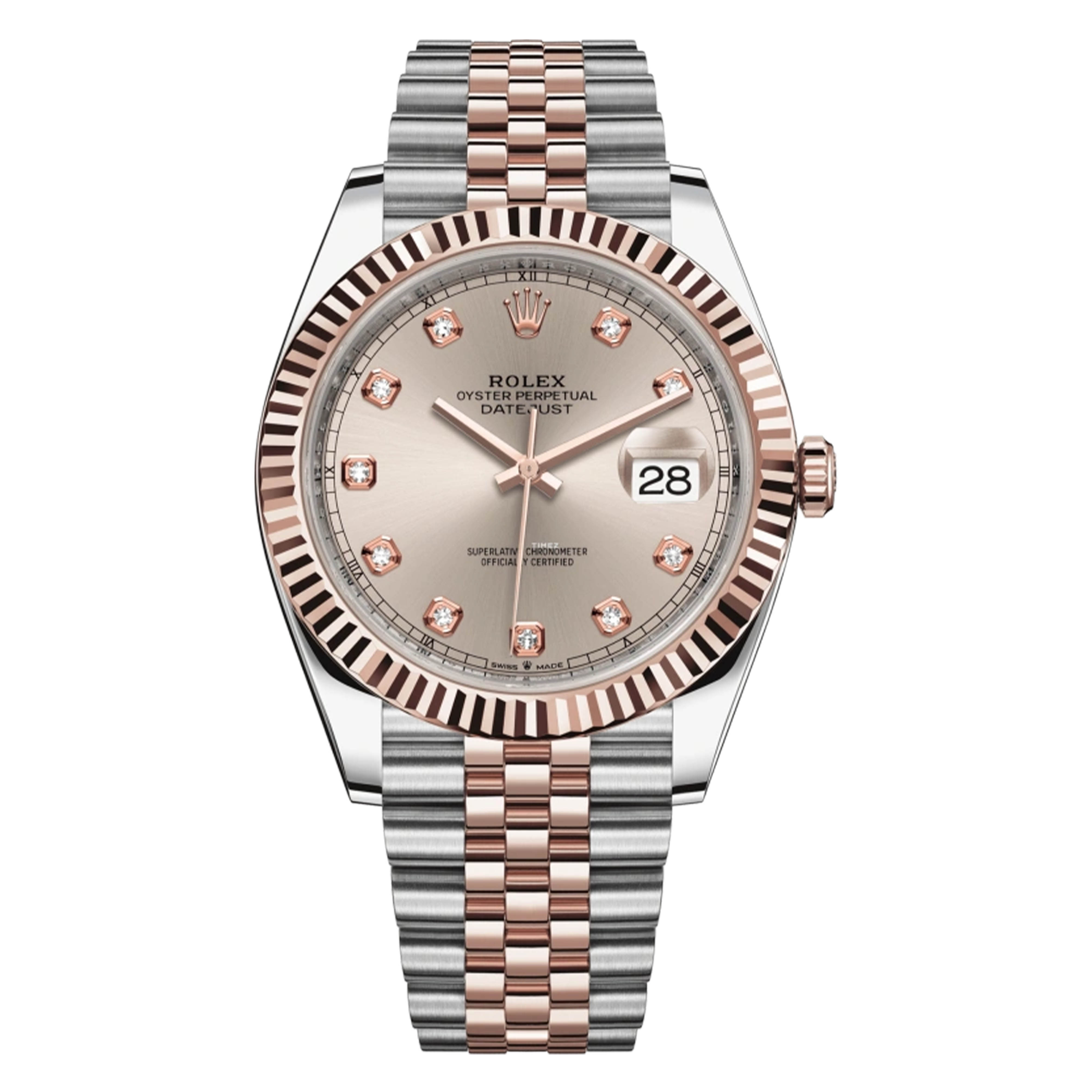 未使用 Rolex/劳力士 /126331间玫瑰金粉钻/41mm