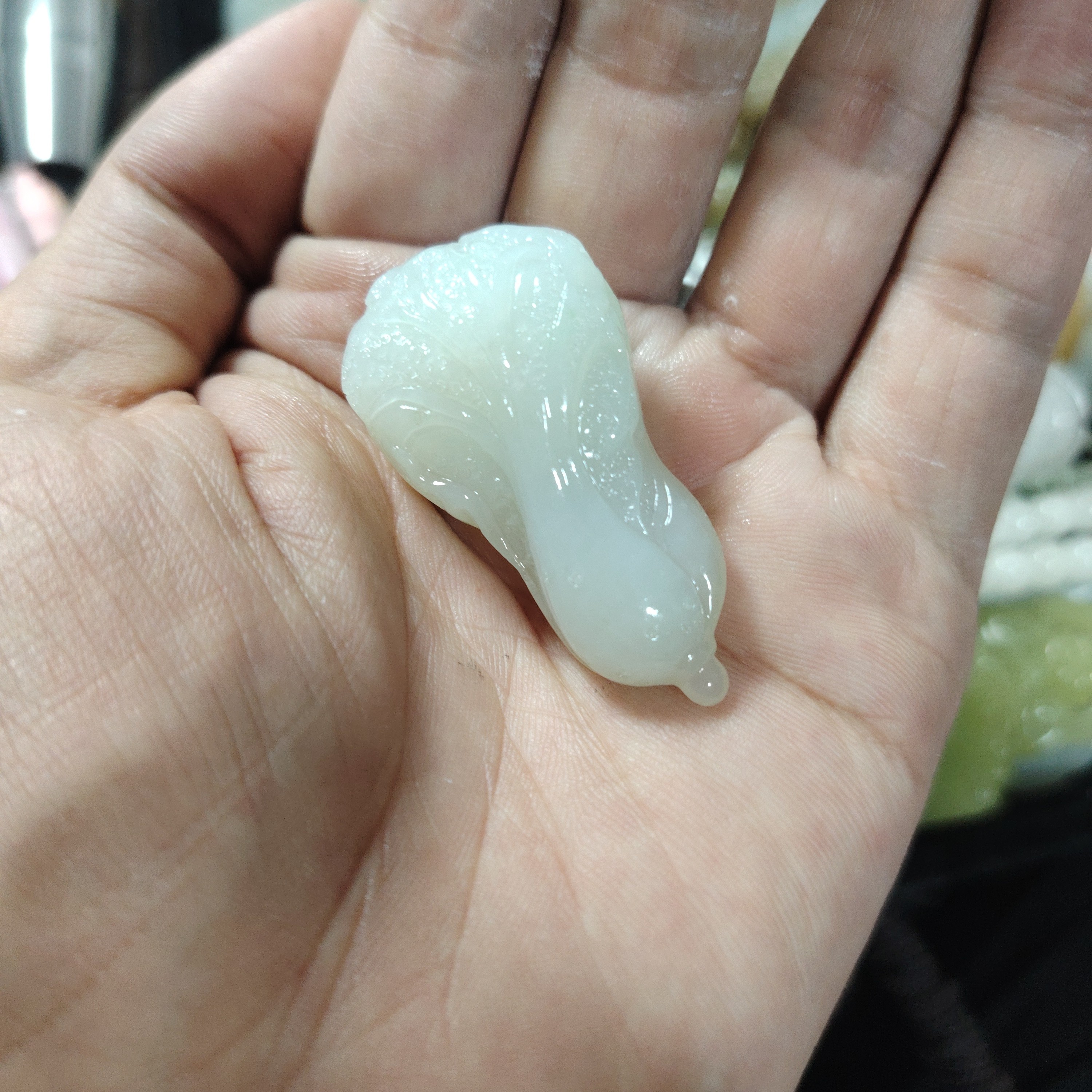 白菜寓意百财男女通用玉石玉坠