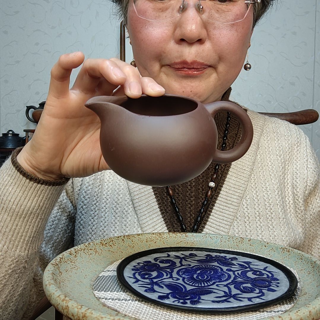 紫砂茶壶用****6紫泥公道杯220