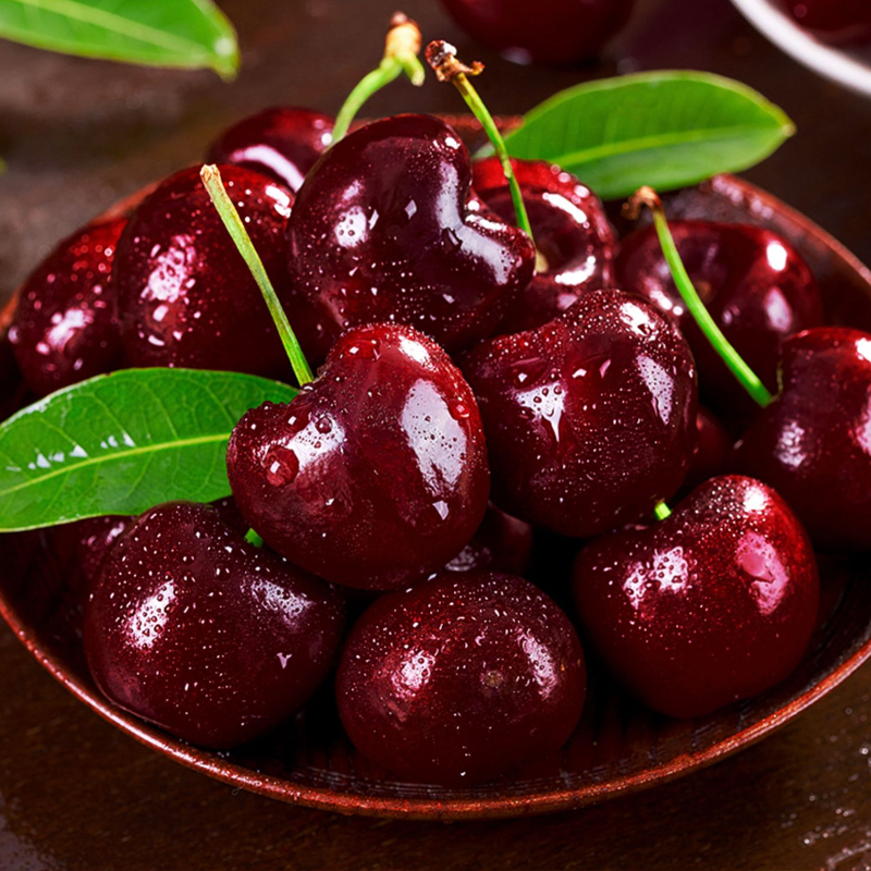 2J进口海运车厘子/一箱约五斤左右(有个别机械挤压伤，介意勿拍)拉宾斯其他品种智利