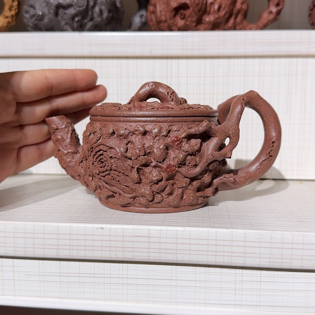 紫砂茶壶汉瓦供春