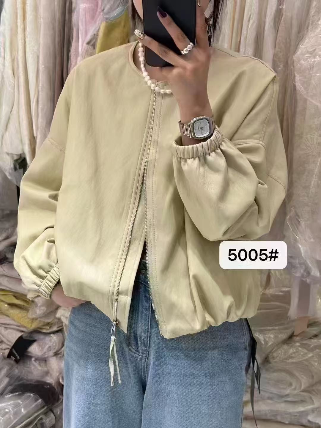 小梅家时尚洋气版蛋白皮